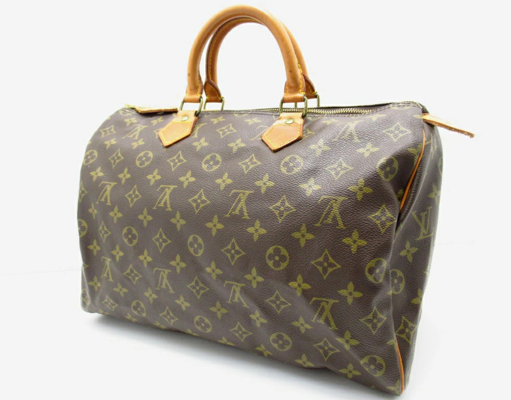 Louis Vuitton Brown Speedy Monogram Leather Brown